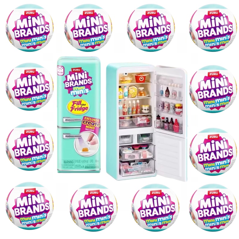 Food Storage Kits - New ZURU Mini Brands Refrigerator Ball