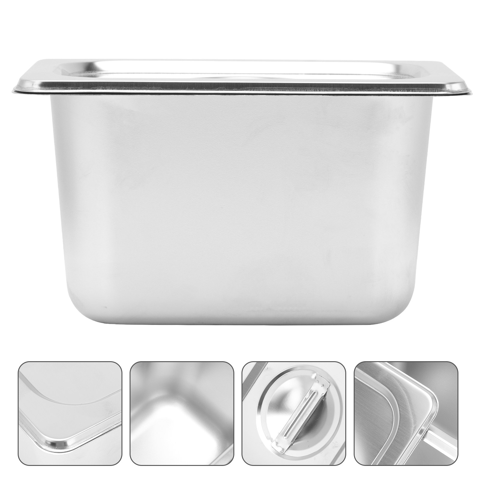 Food Storage Vegetables - 1Set Stainless Steel Serving Basin Premium