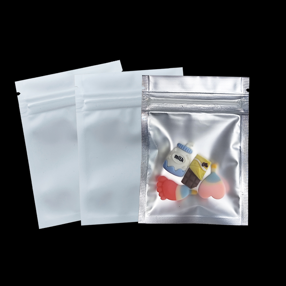 Food Storage Zip Bags - 100pcs/lot Matte Clear Zip Lock Plastic