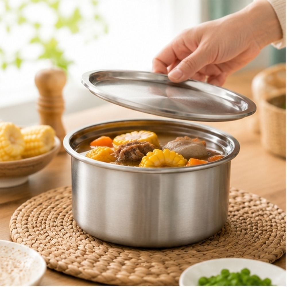 Food Storage Meal Prep - 304 Stainless Steel Ramekin with Lid