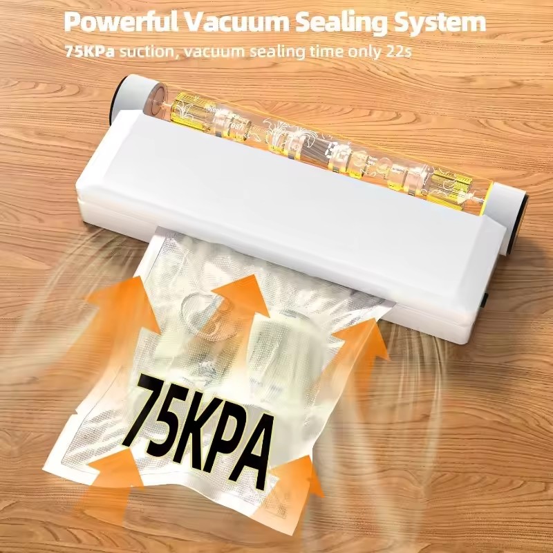 Food Storage Vacuum Seal Bags - Food Storage Vacuum Sealer Machine 75KPA