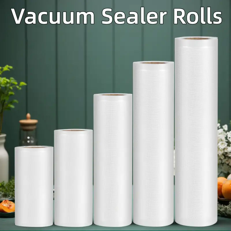 Food Storage Vacuum Seal Bags - 500CM Vacuum Seal Bags Roll Non-Slip