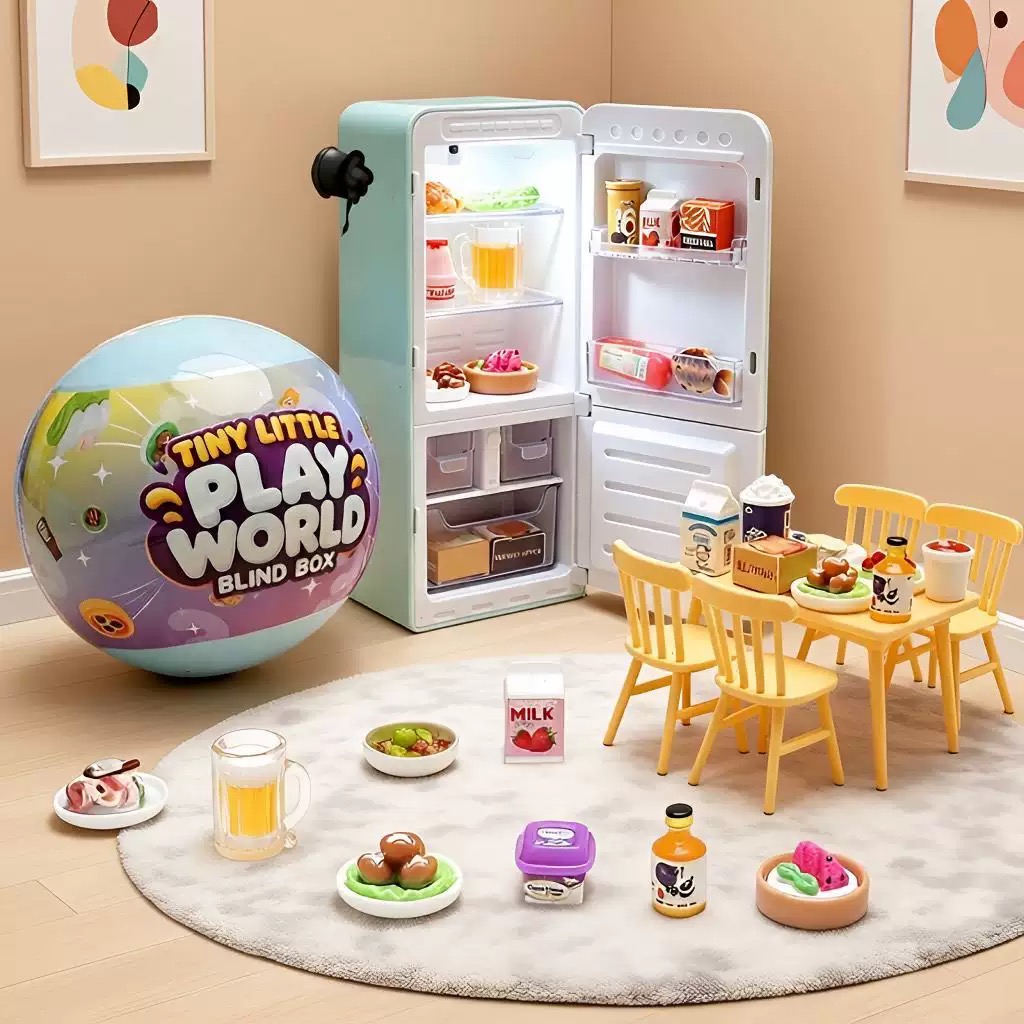 4-Color Mini Fridge Blind Box  - Food Storage Kits recension och pris