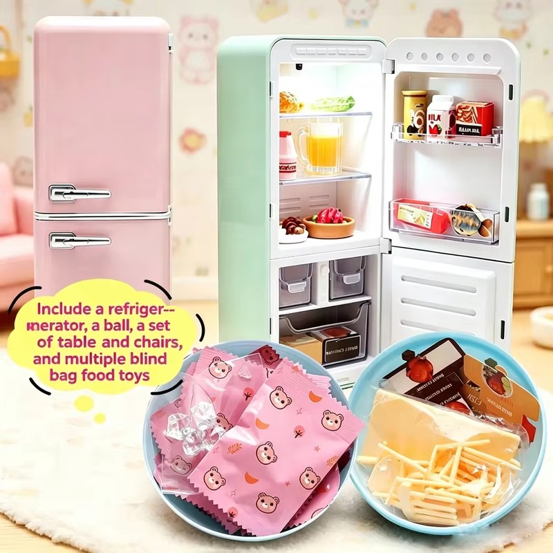 4-Color Mini Fridge Blind Box  - Food Storage Kits recension och pris