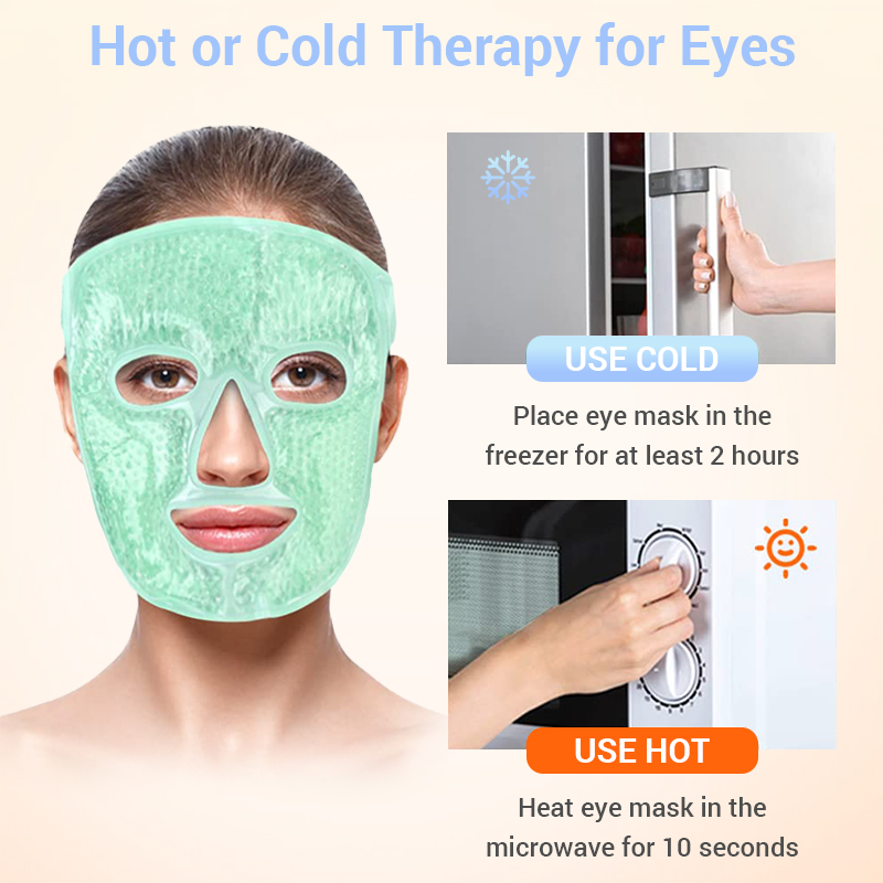 Ice Mask Cold Face Eye Mask Ic - Cold Pack Ice Gel recension och pris