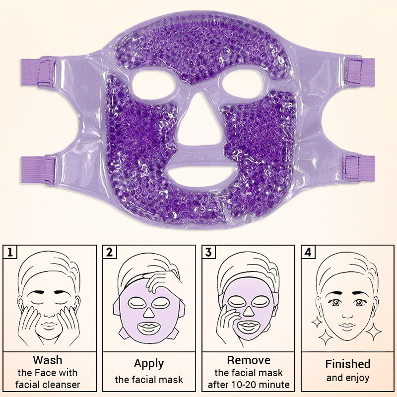 Ice Mask Cold Face Eye Mask Ic - Cold Pack Ice Gel recension och pris