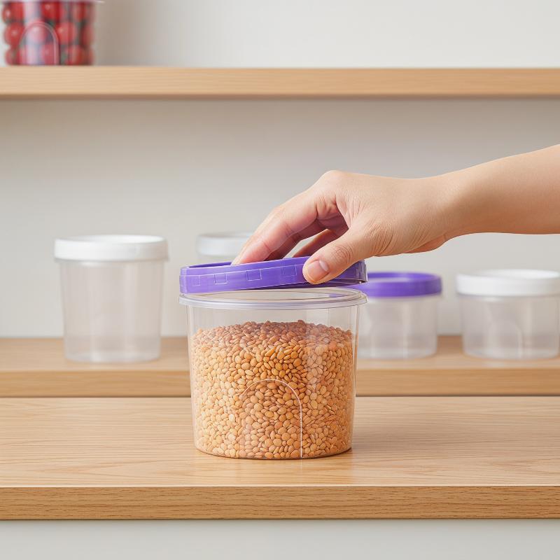 4 Pcs Round Food Fresh Keeping - Food Storage Glass Round recension och pris