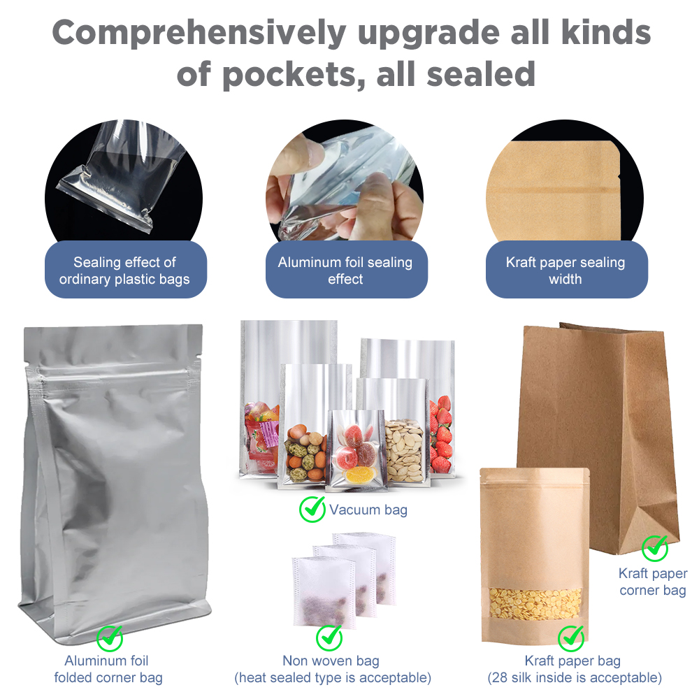 Impulse Sealer Machine Kitchen - Food Storage Vacuum Seal Bags recension och pris