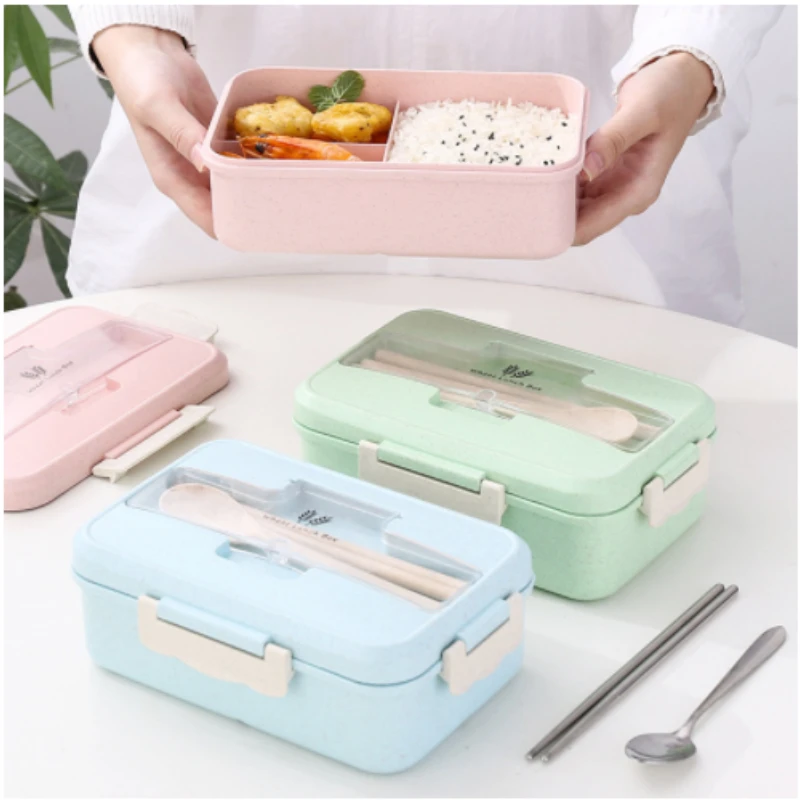 Microwave Lunch Box Wheat Stra - Food Storage Zip Bags recension och pris