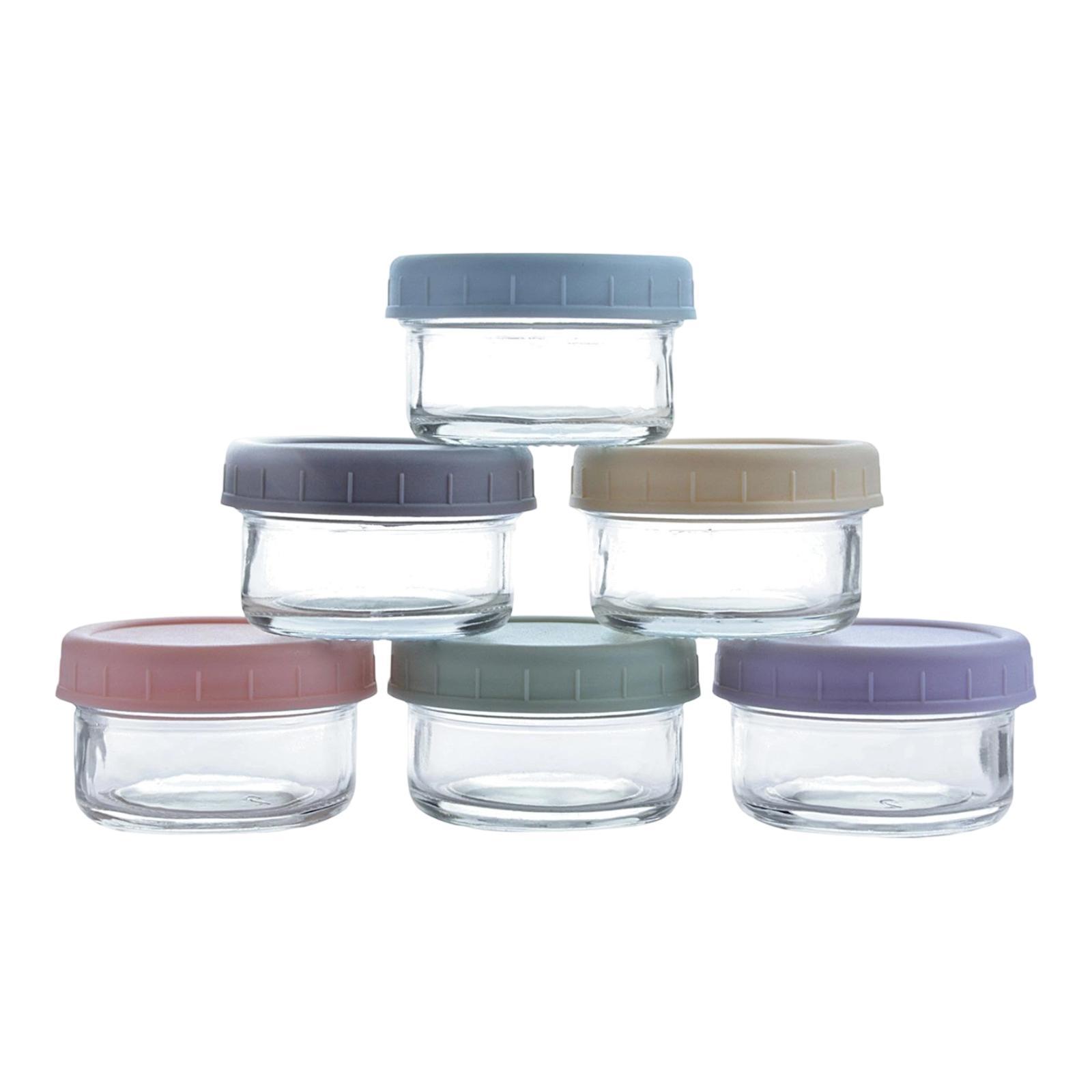Mini Glass Jars with Leakproof - Food Storage Glass Round recension och pris