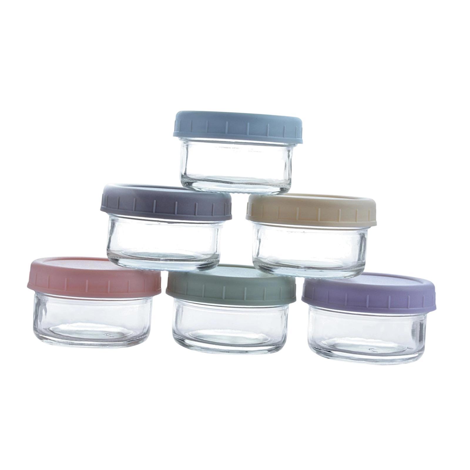 Mini Glass Jars with Leakproof - Food Storage Glass Round recension och pris
