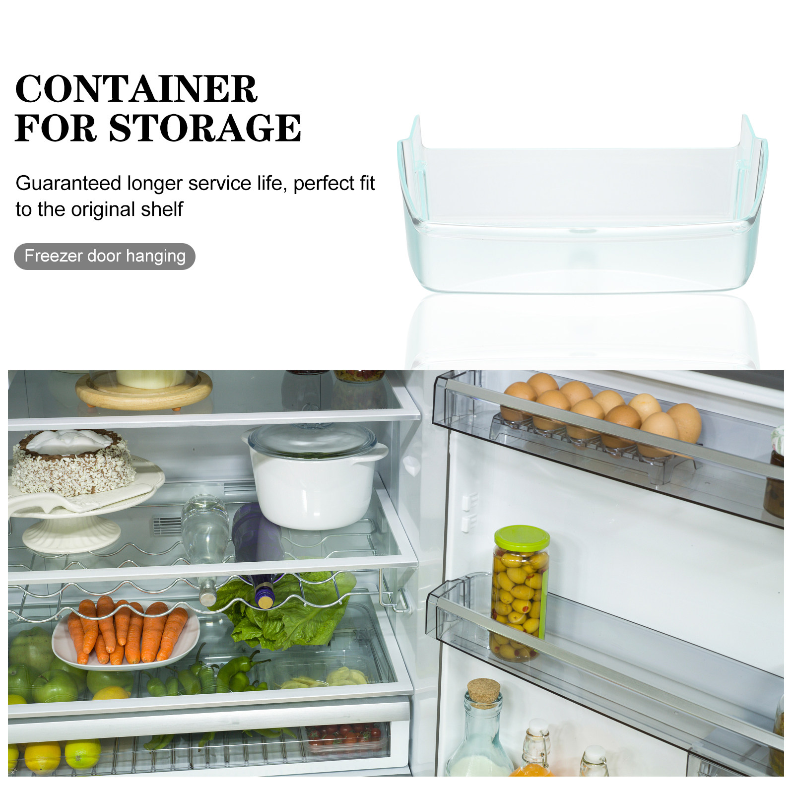 Plastic Fridge Side Door Organ - Food Storage Vegetables recension och pris