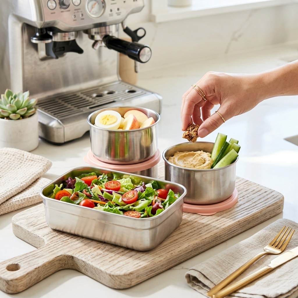 Microwave Safe 304 Stainless S - Food Storage Kits recension och pris