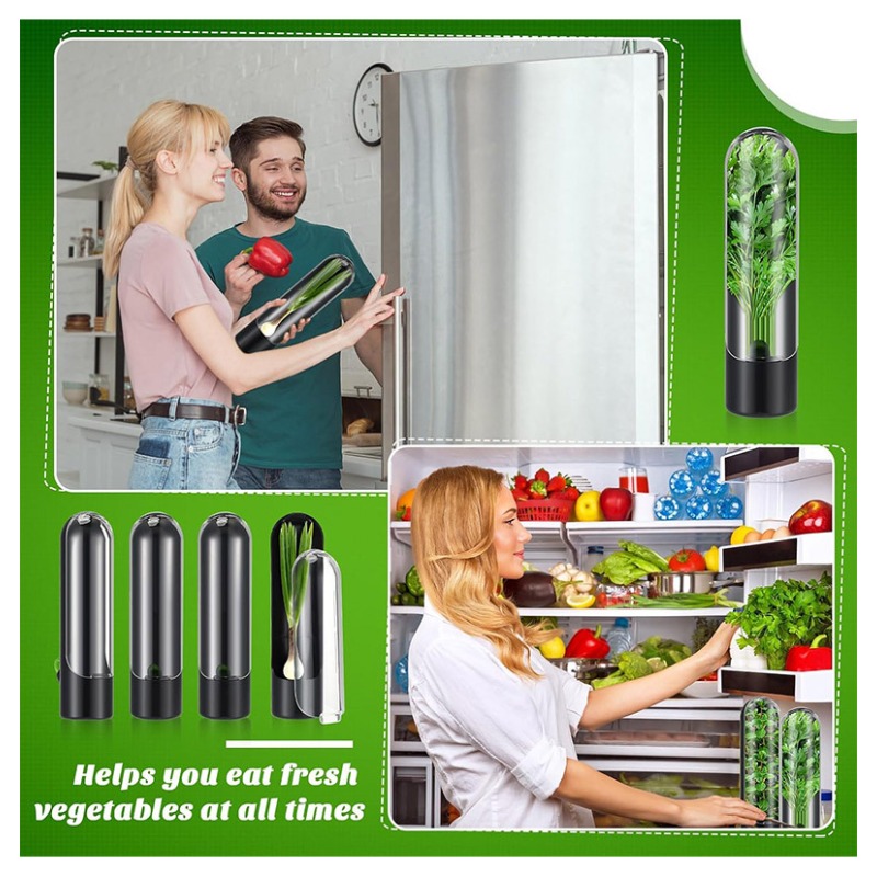 1/2/3PCS Herb Saver Storage Co - Herb Keeper Container recension och pris