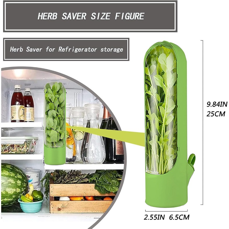 1/2/3PCS Herb Saver Storage Co - Herb Keeper Container recension och pris