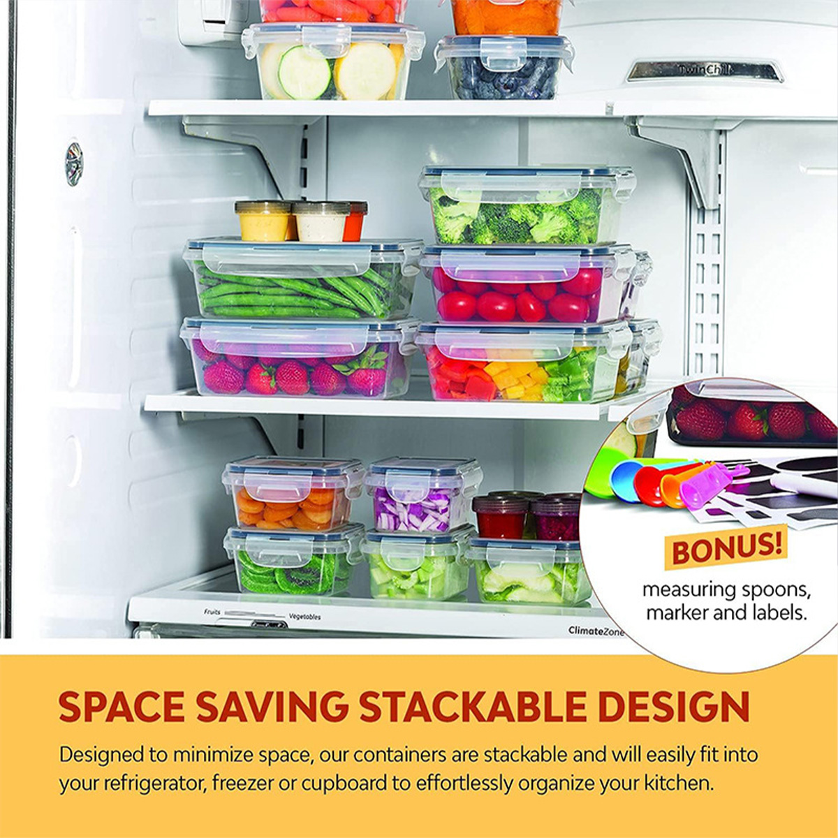 24Pcs/set Food Storage Box Set - Food Storage Vegetables recension och pris