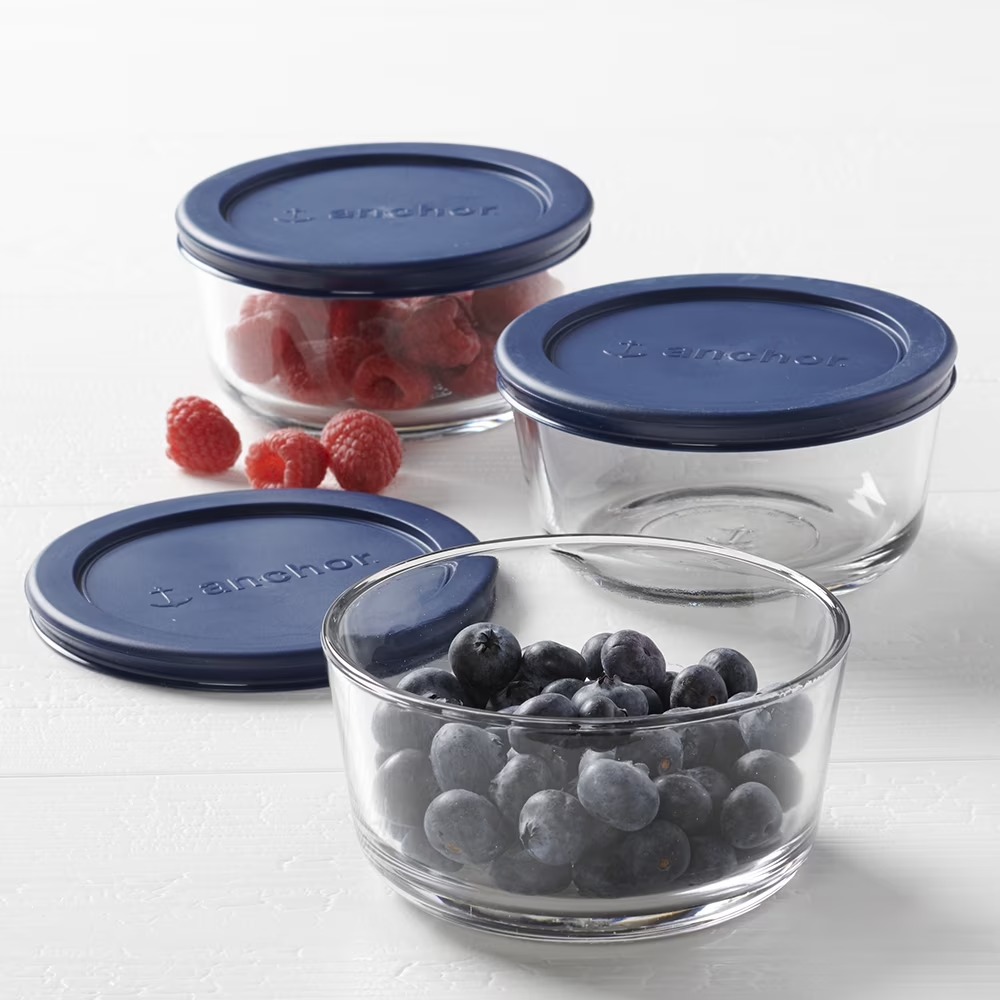 Anchor Hocking Glass Food Stor - Food Storage Glass Round recension och pris