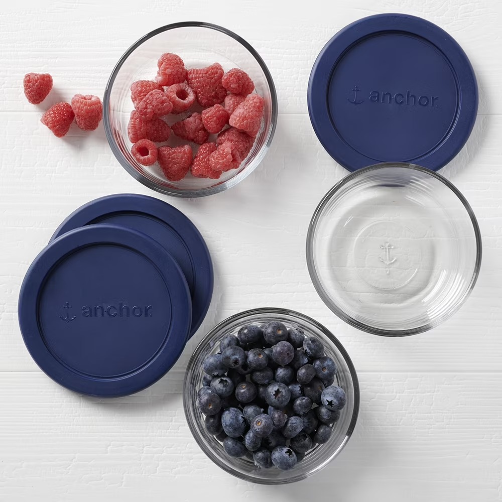Anchor Hocking Glass Food Stor - Food Storage Glass Round recension och pris