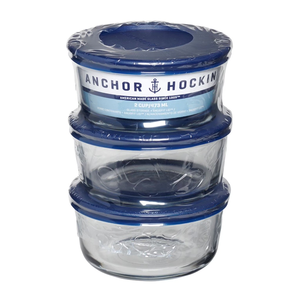 Anchor Hocking Glass Food Stor - Food Storage Glass Round recension och pris