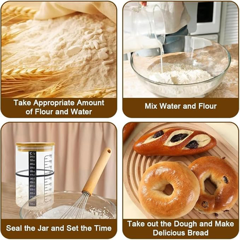 Sourdough Starter Jar Kit Sour - Food Storage Kits recension och pris