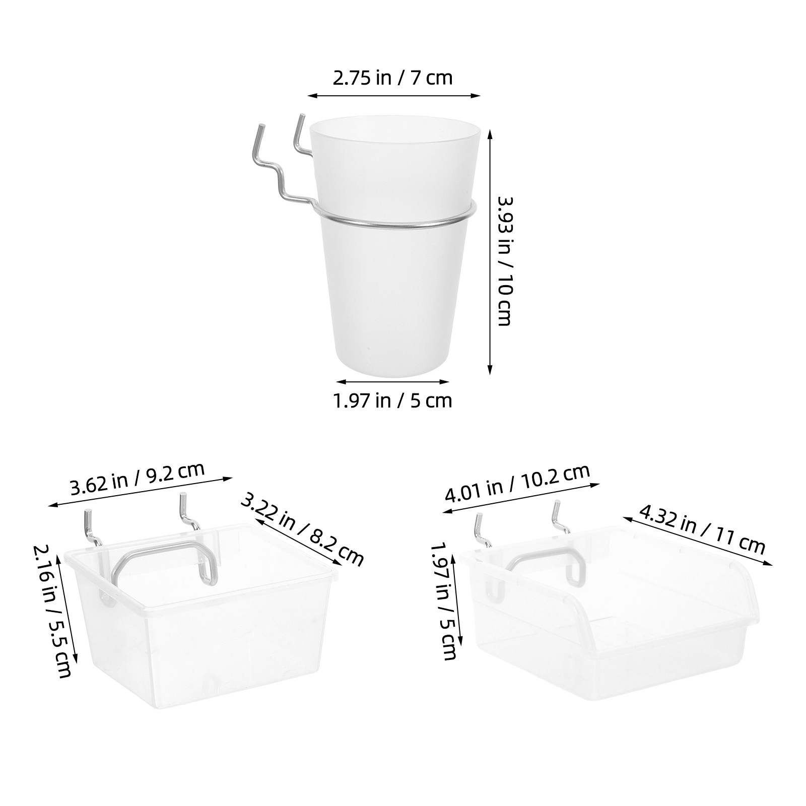 20Pcs Pegboard Storage Bin Org - Food Storage Kits recension och pris
