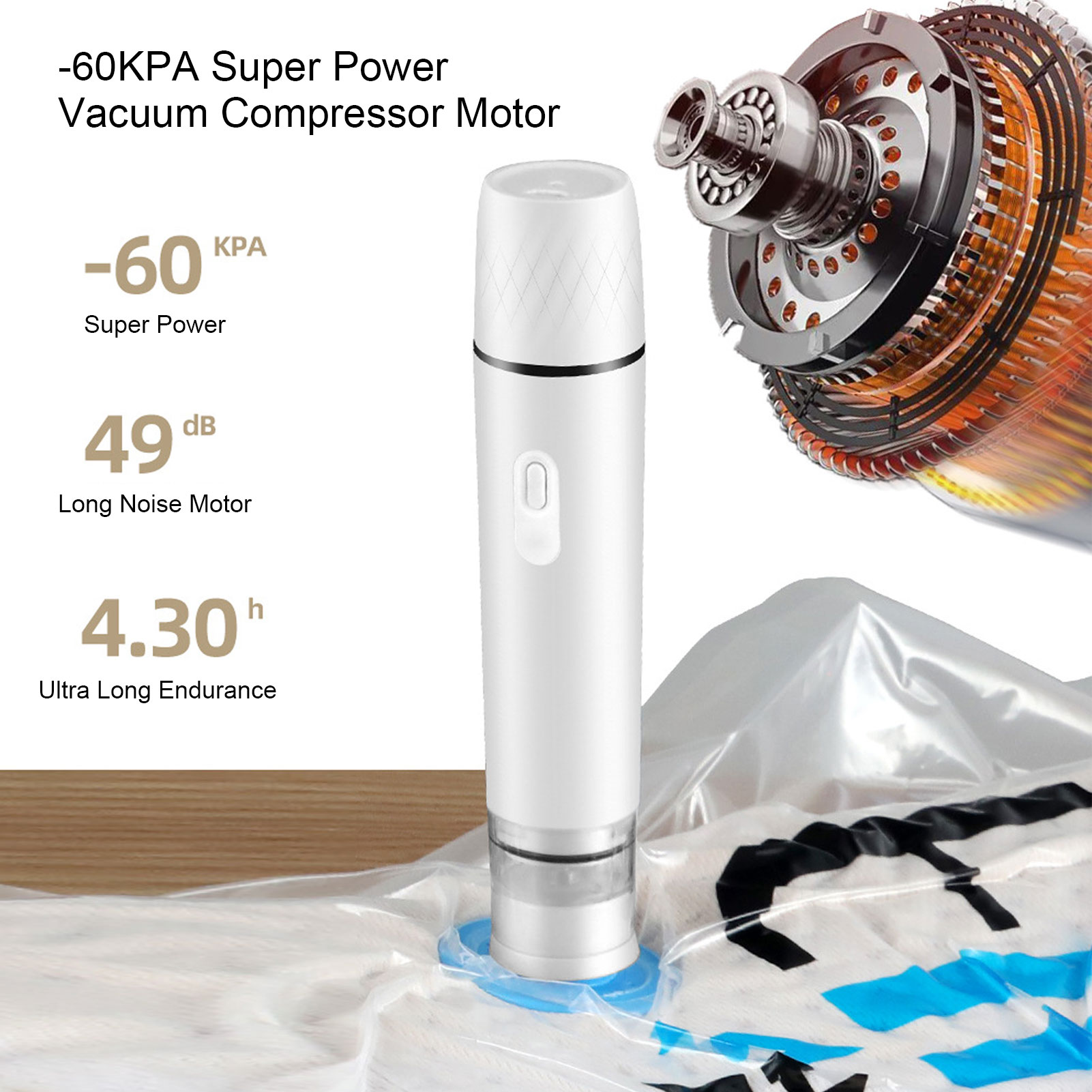 Electric Air Pump Handheld Vac - Food Storage Vacuum Seal recension och pris