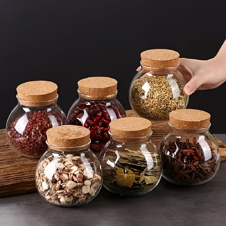 500ML Clear Glass Storage Cani - Food Storage Glass Round recension och pris