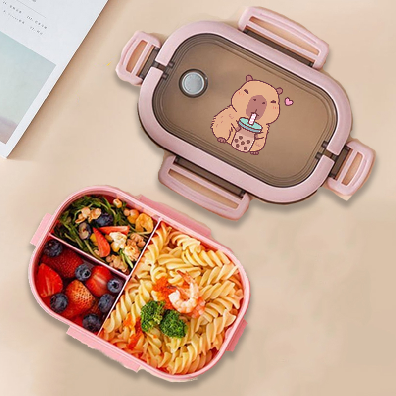 Capybara Bento Lunch Box Anime - Food Storage Containers Set recension och pris