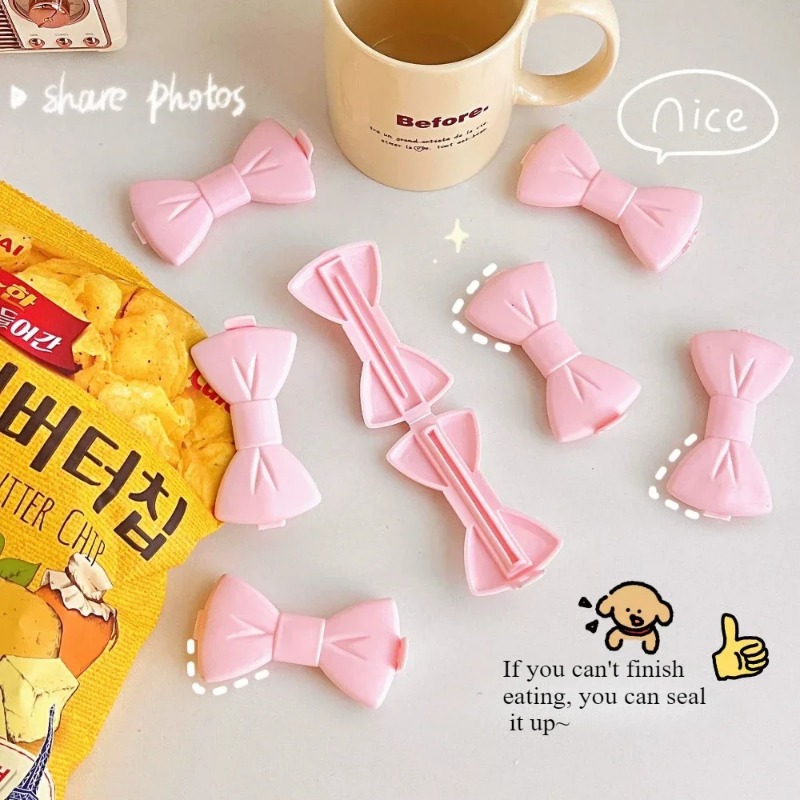 5PCS Kawaii Food Sealing Clip  - Food Storage Zip Bags recension och pris