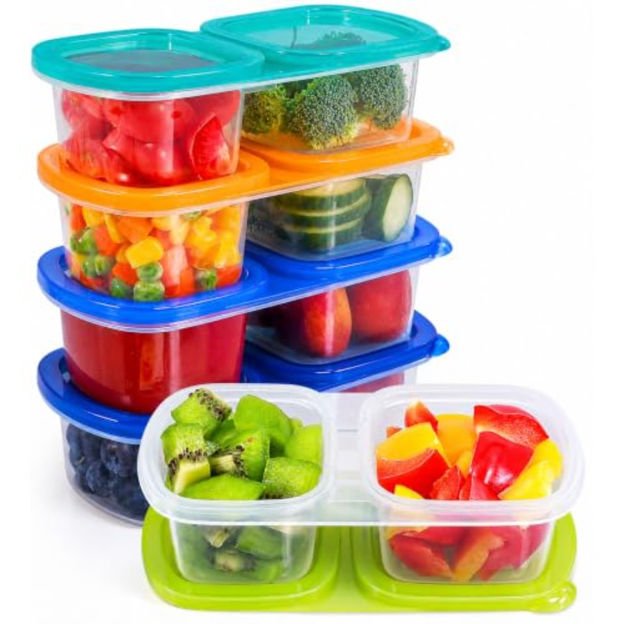 5-Pack Reusable Snack Containe - Food Storage Meal Prep recension och pris