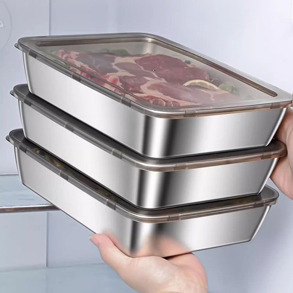 Food Grade Stainless Steel Ser - Food Storage Meal Prep recension och pris