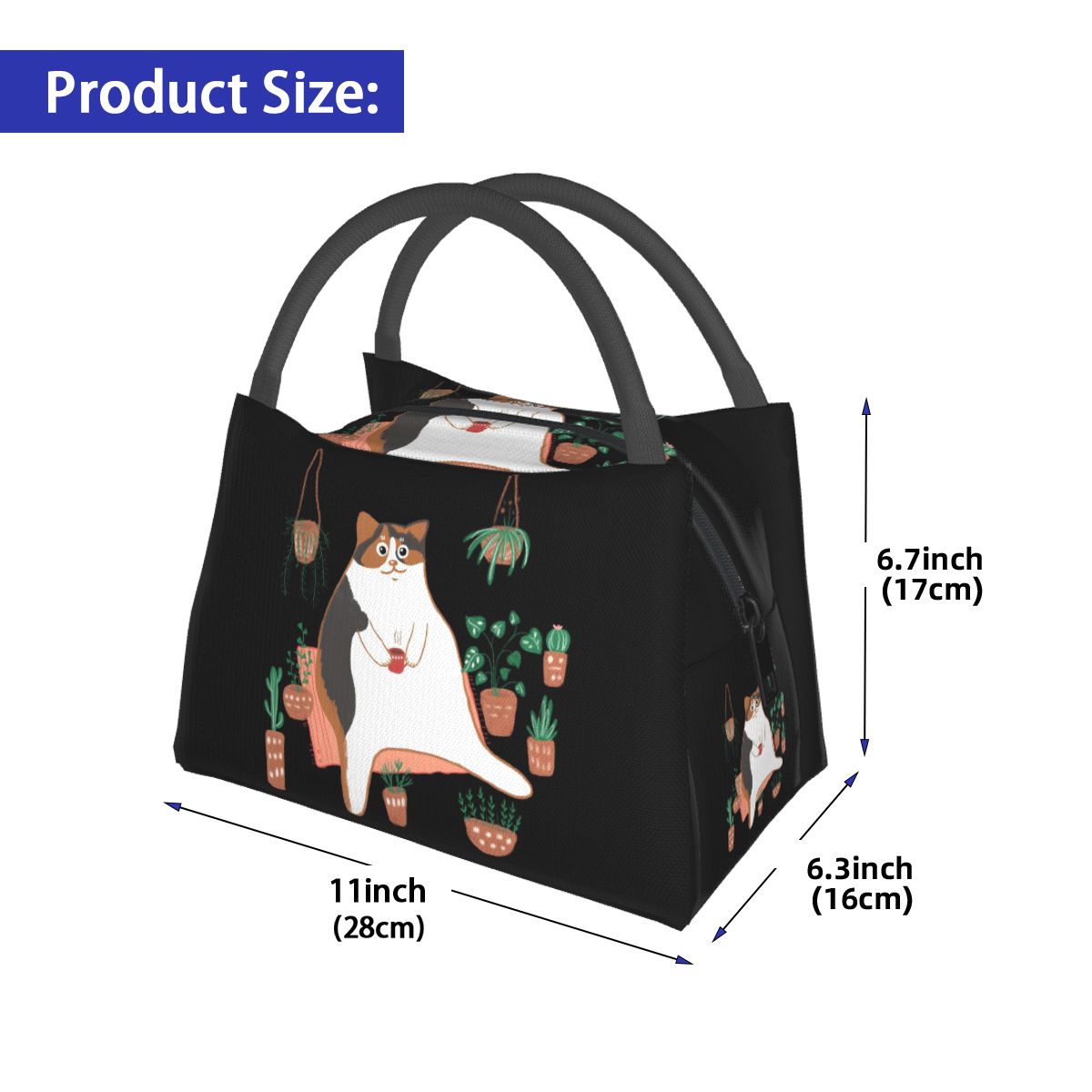 Calico Cat With Pot Plants Cat - Food Storage Moms recension och pris