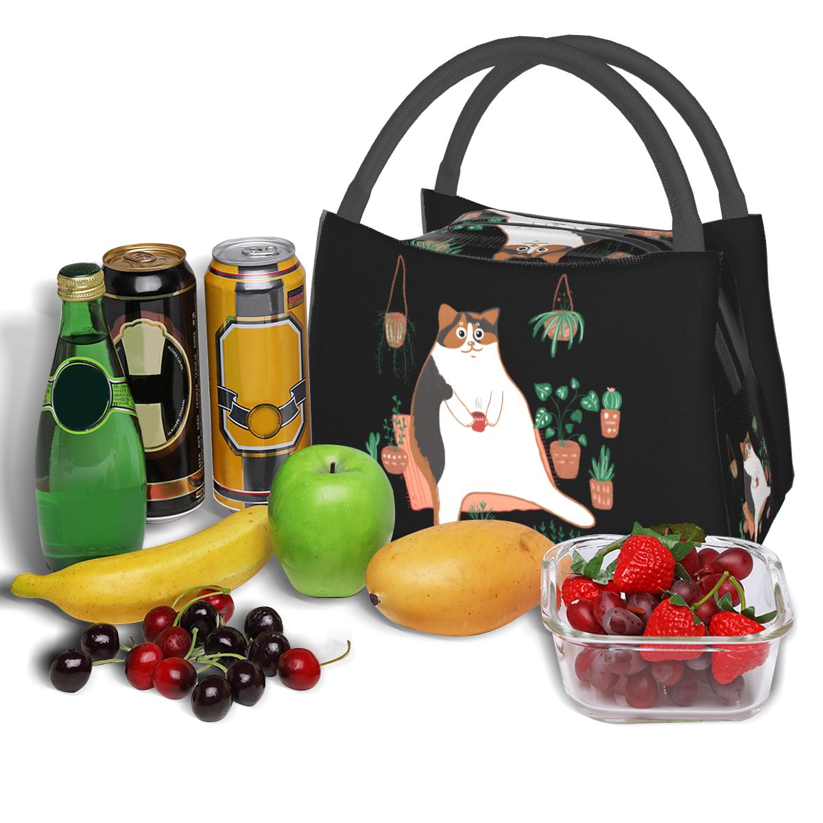 Calico Cat With Pot Plants Cat - Food Storage Moms recension och pris