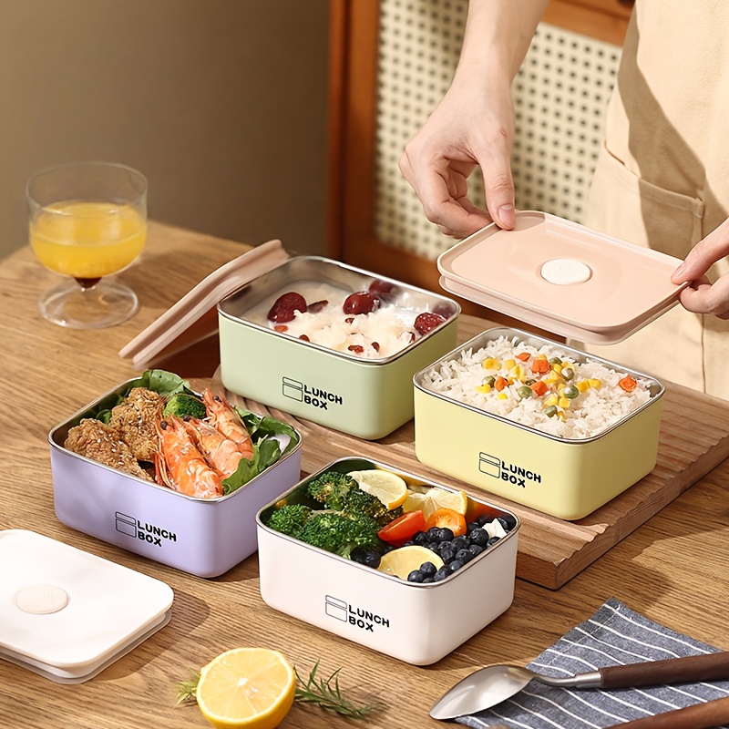 Stainless Steel Leak-Proof Foo - Food Storage Containers Set recension och pris