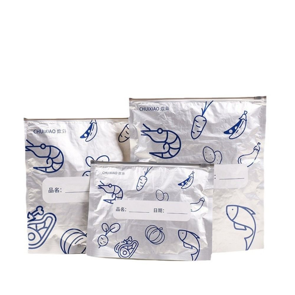 10Pcs/Bag Large Capacity Alumi - Food Storage Zip Bags recension och pris