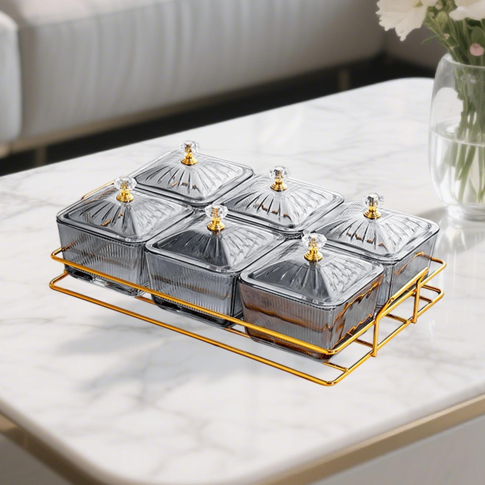 Snack Serving Bowls with Stand - Food Storage Tupperware recension och pris