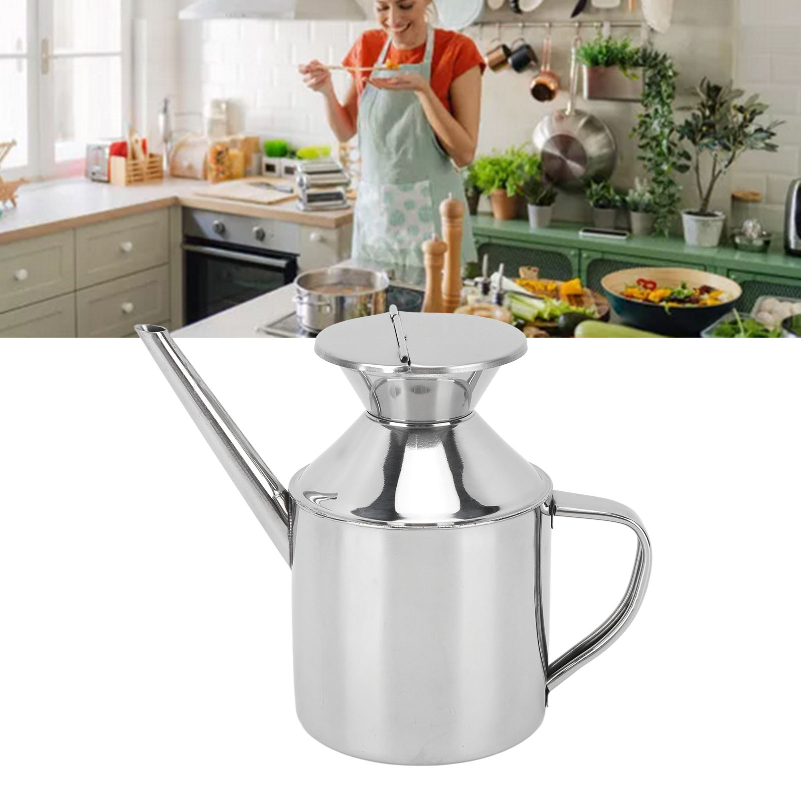 Stainless Steel Oil Can Multip - Herb Keeper Container recension och pris