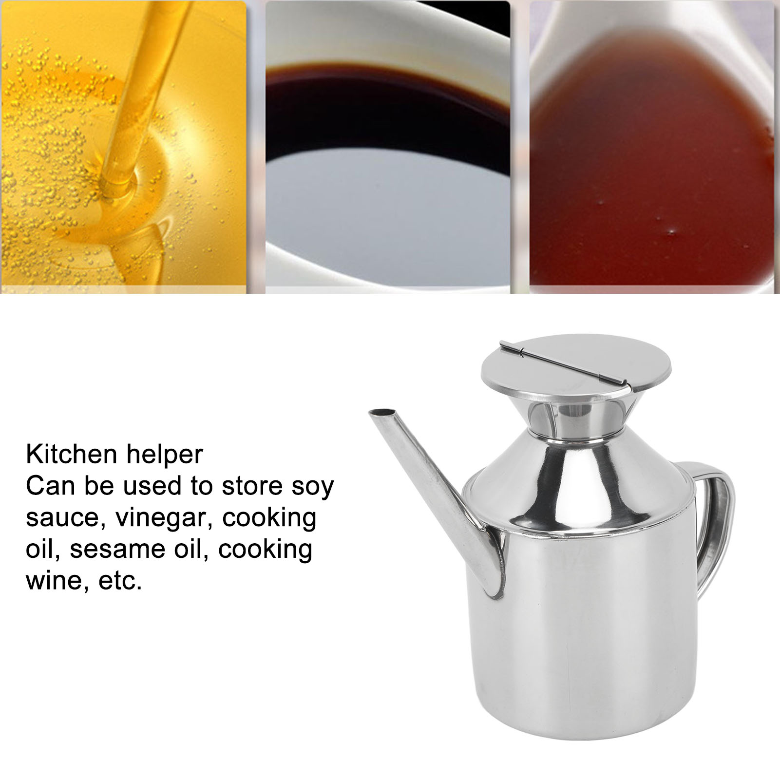 Stainless Steel Oil Can Multip - Herb Keeper Container recension och pris