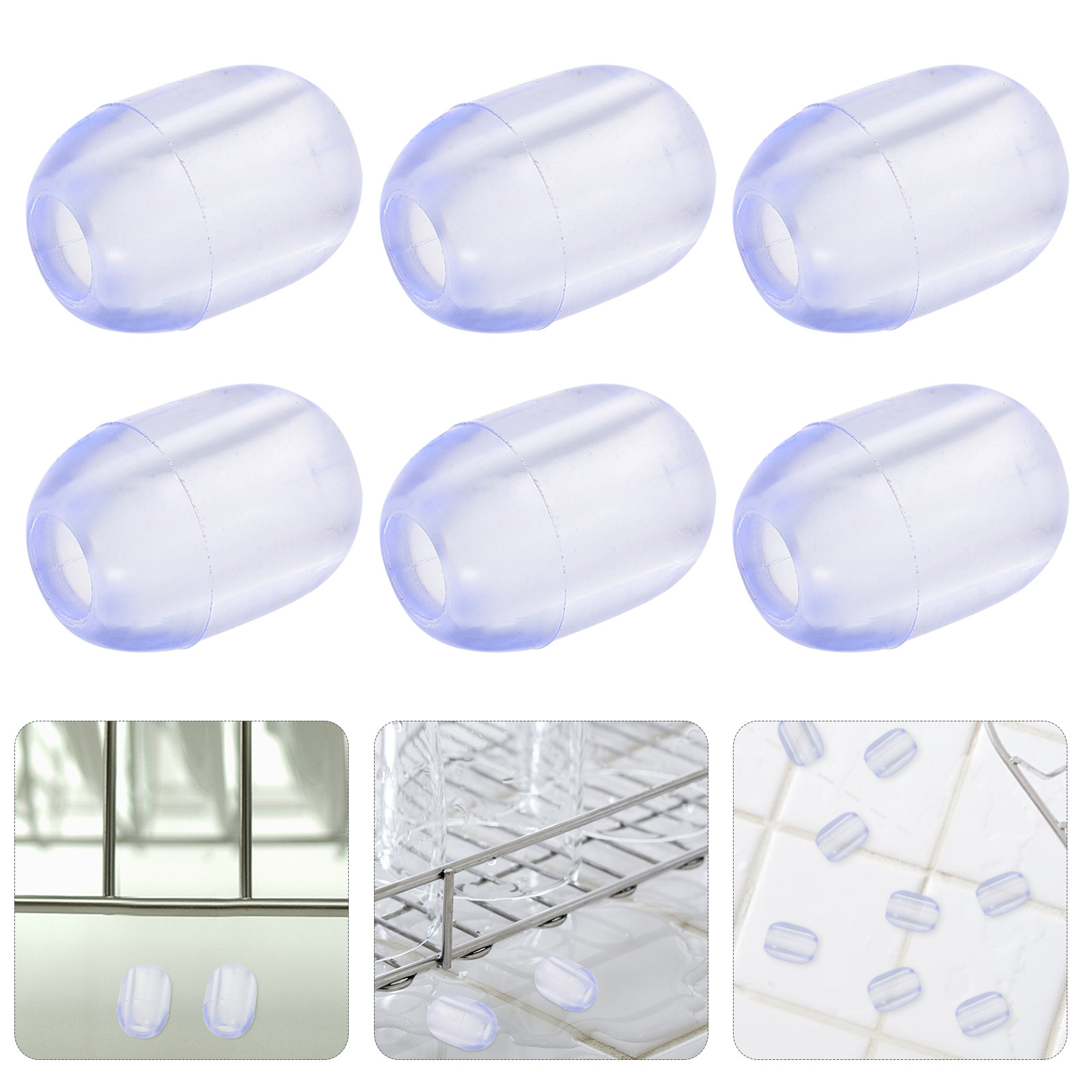 10Pcs Rubber Sink Rack Feet Pr - Food Storage Vegetables recension och pris