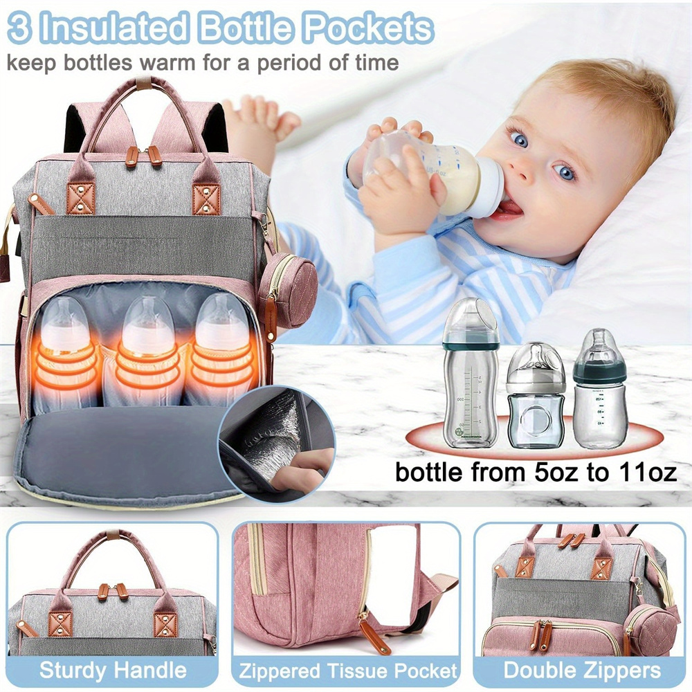 Diaper Bag Backpack Baby Bag,  - Food Storage Moms recension och pris