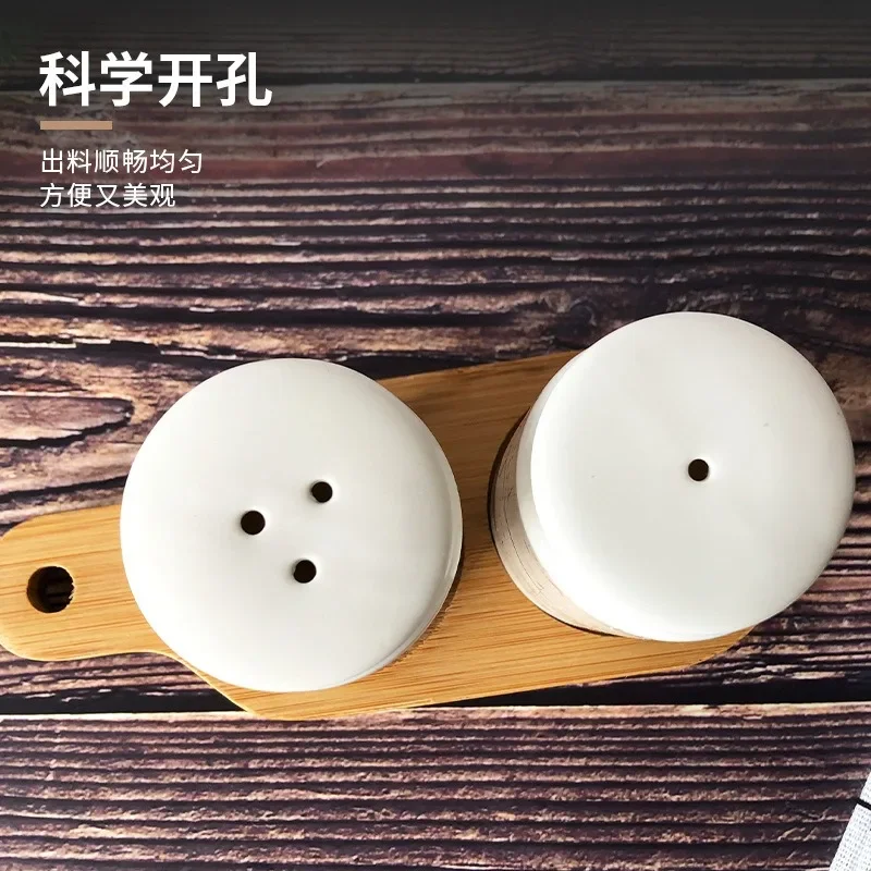 Ceramic Spice Jar Seasoning Bo - Herb Keeper Container recension och pris
