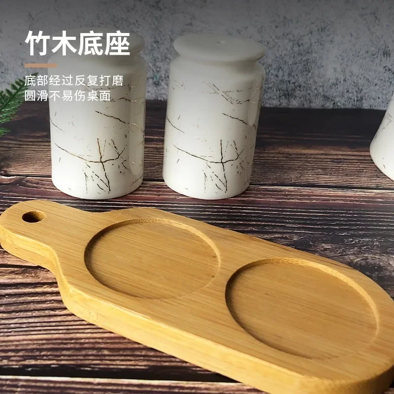 Ceramic Spice Jar Seasoning Bo - Herb Keeper Container recension och pris