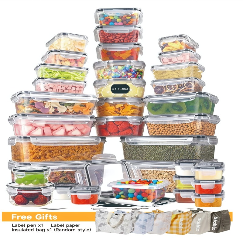 48PCS BPA-Free Food Storage Se - Food Storage Meal Prep recension och pris