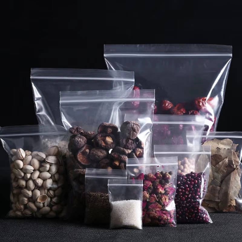 100pcs Transparent Zip Bags Fo - Food Storage Vacuum Seal Bags recension och pris