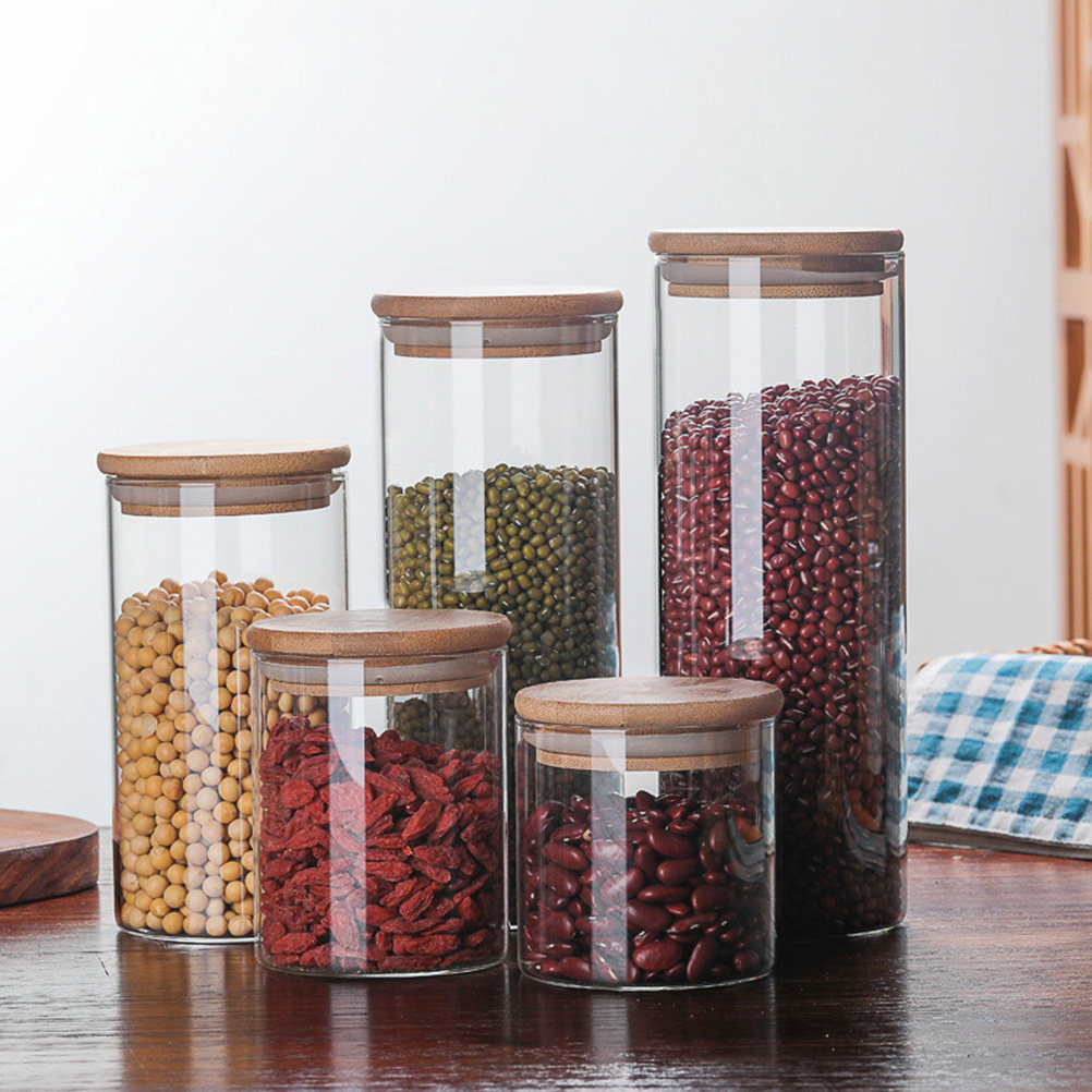 1800Ml Glass Storage Jar Trans - Food Storage Glass Round recension och pris