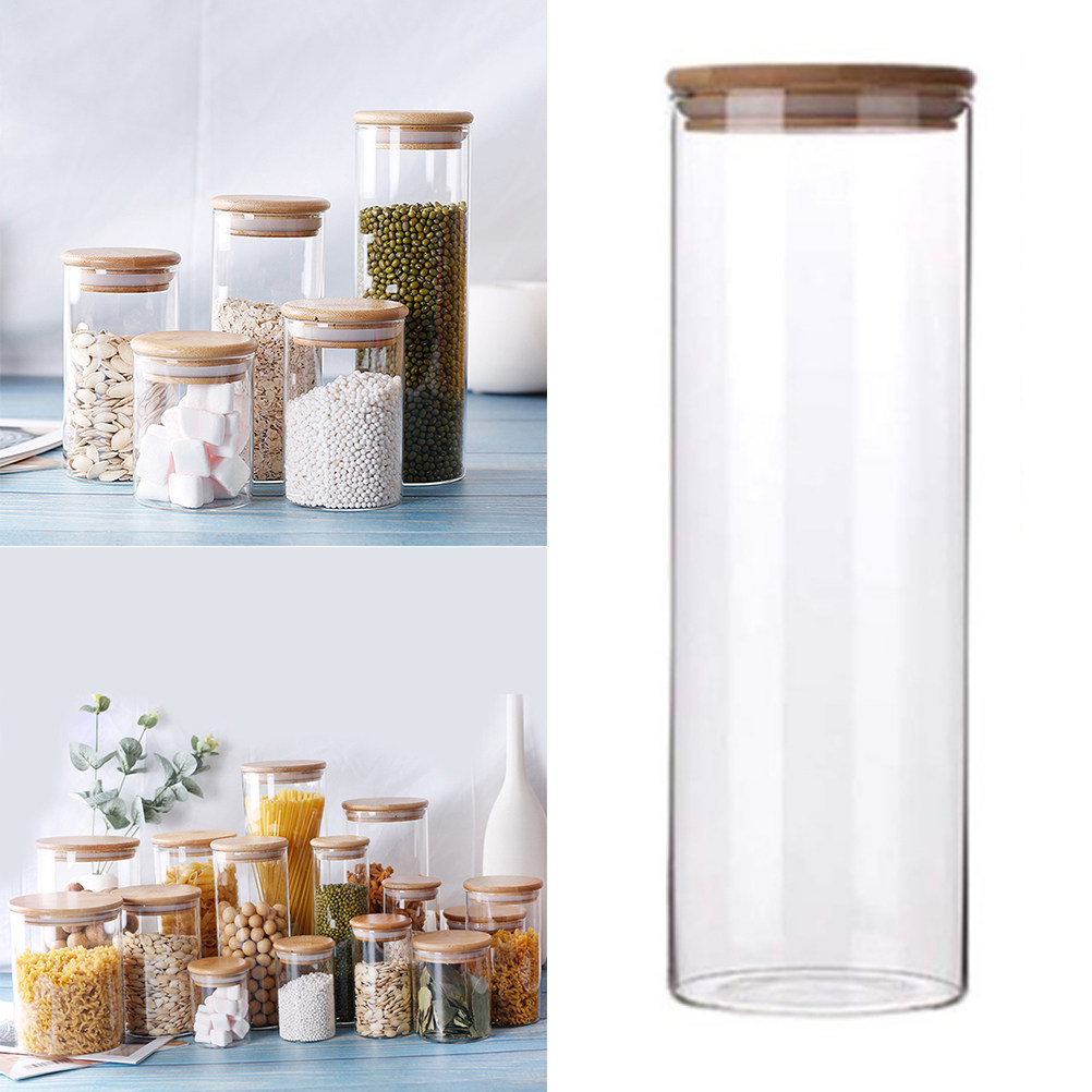 1800Ml Glass Storage Jar Trans - Food Storage Glass Round recension och pris