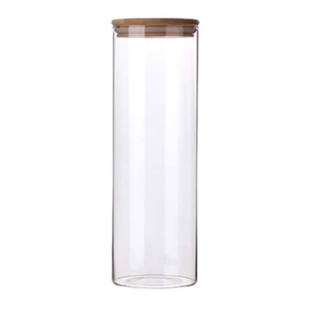 1800Ml Glass Storage Jar Trans - Food Storage Glass Round recension och pris