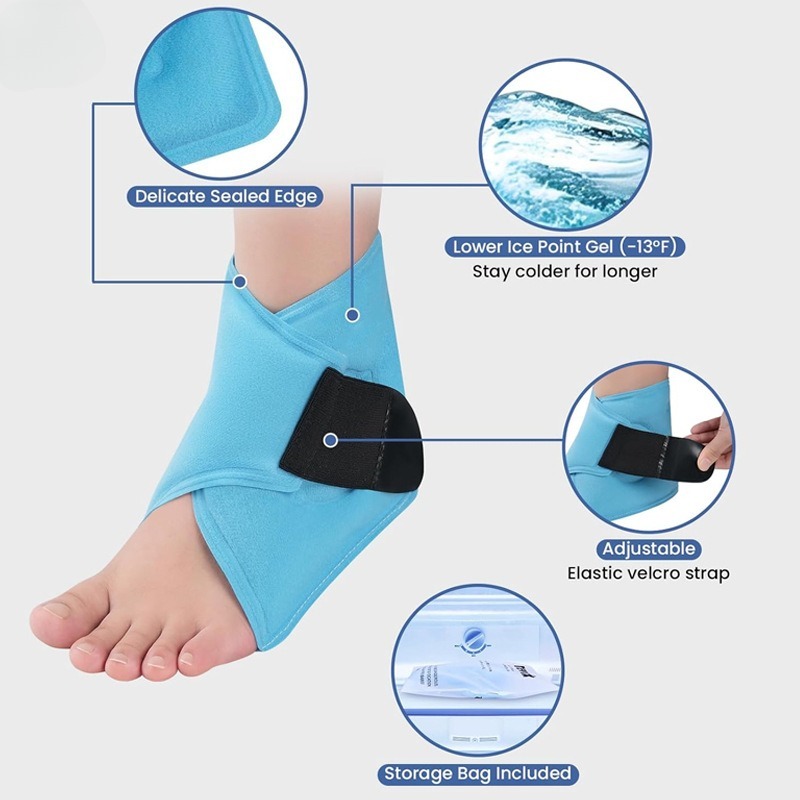 Soft Gel Ankle Ice Pack Hot Co - Cold Pack Ice Gel recension och pris