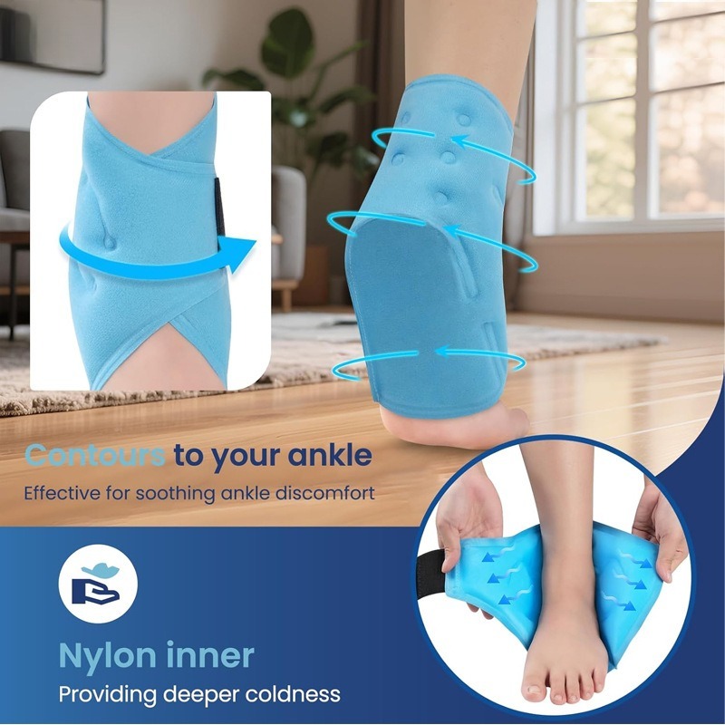 Soft Gel Ankle Ice Pack Hot Co - Cold Pack Ice Gel recension och pris