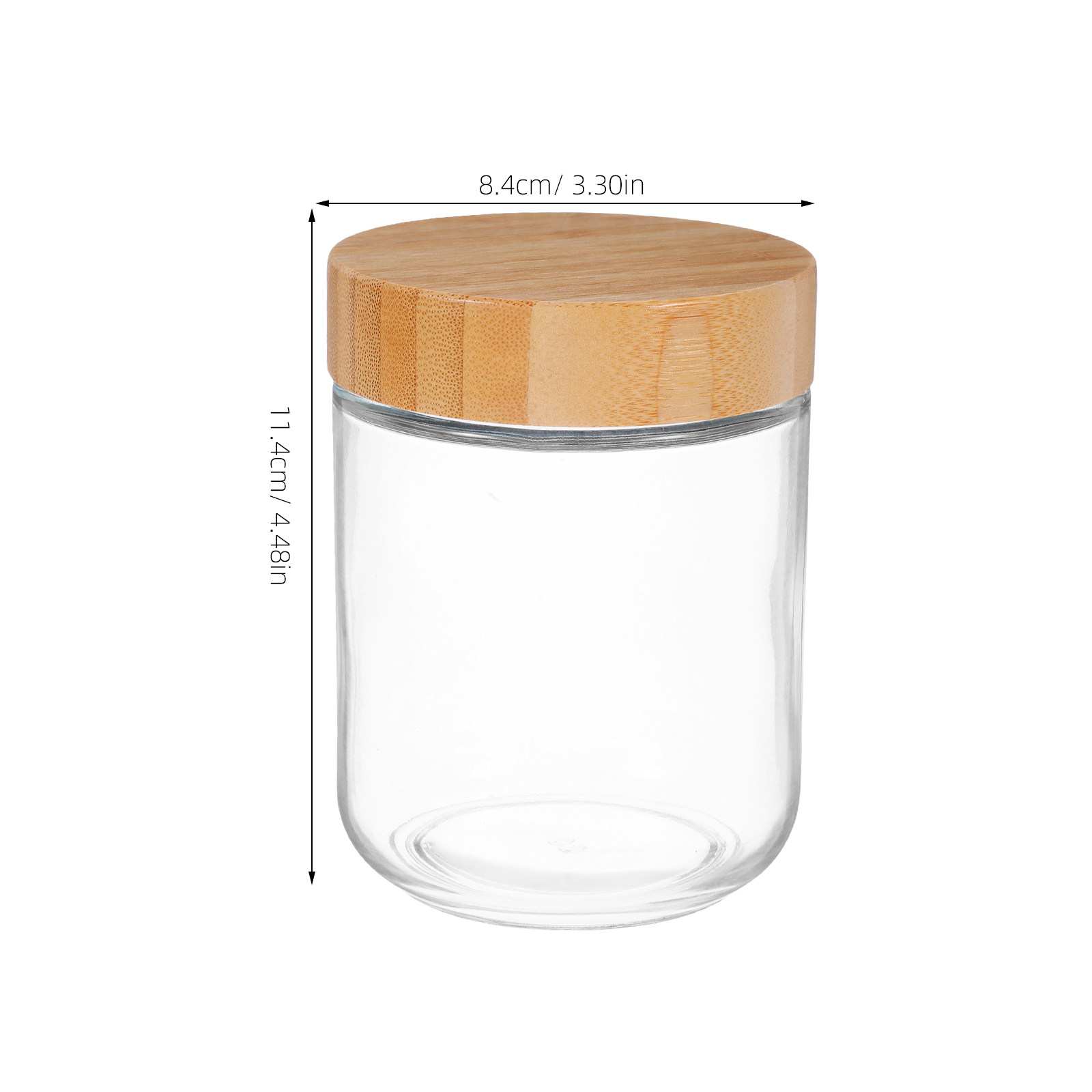4Pcs Glass Kitchen Storage Jar - Food Storage Plastic Container recension och pris